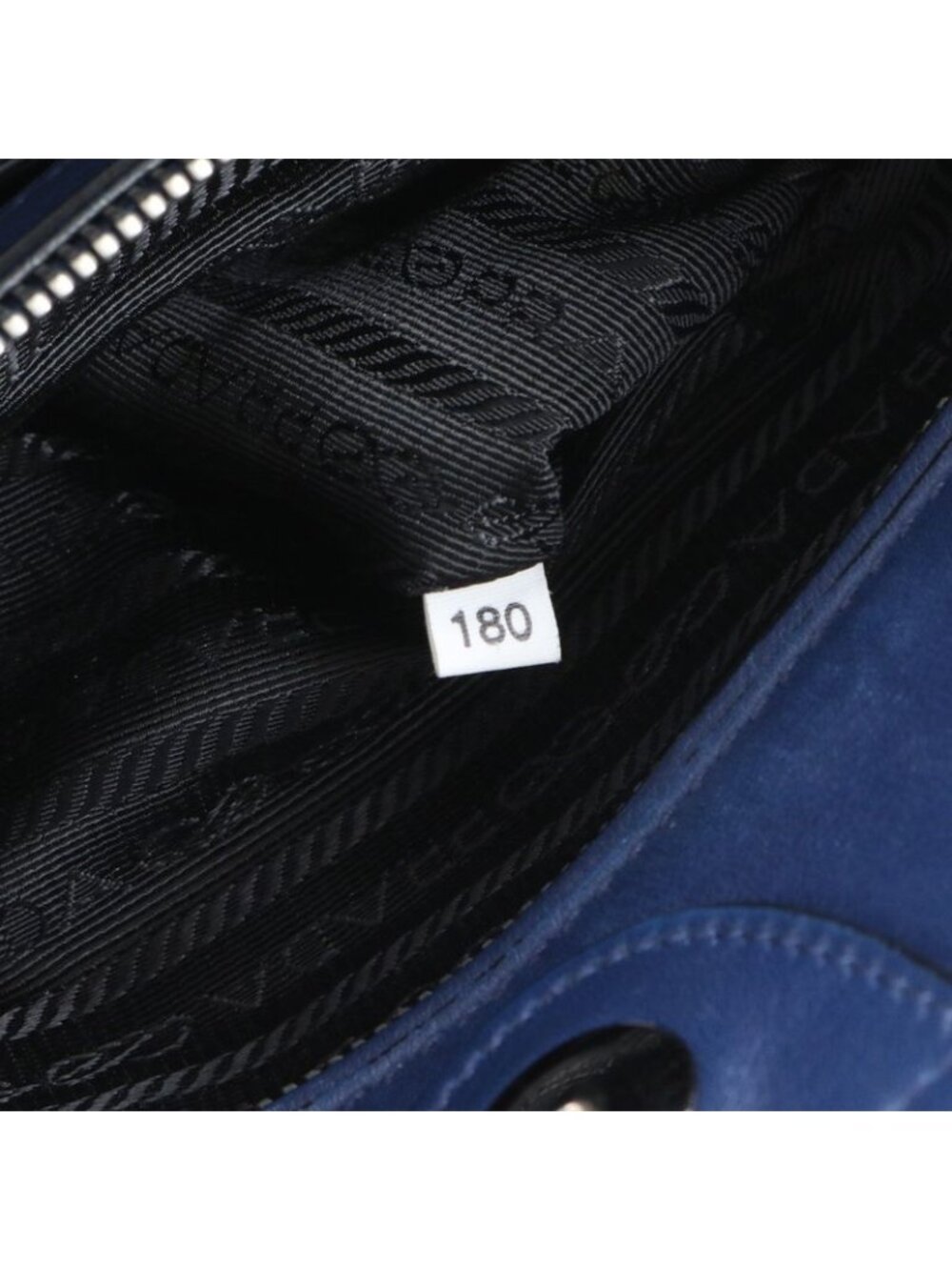 Prada Twin Pocket Triangle Logo Leather 2-Way Shoulder Bag Crossbody - Picture 9 of 10